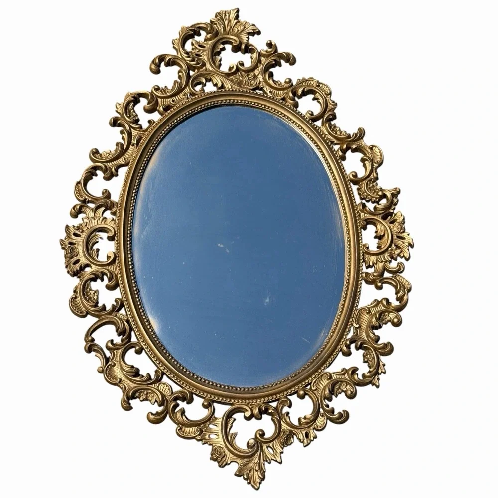 VTG Burwood Hollywood Regency Ornate Wall Mirror 32